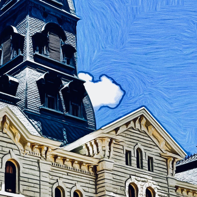 "Hood County Courthouse" Wooden Jigsaw Puzzle 'Pieces of Texas'